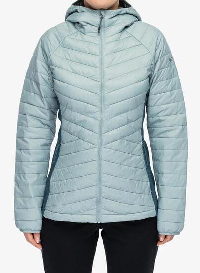 Kurtka ocieplana damska Columbia Powder Pass III Hybrid Hooded Jkt