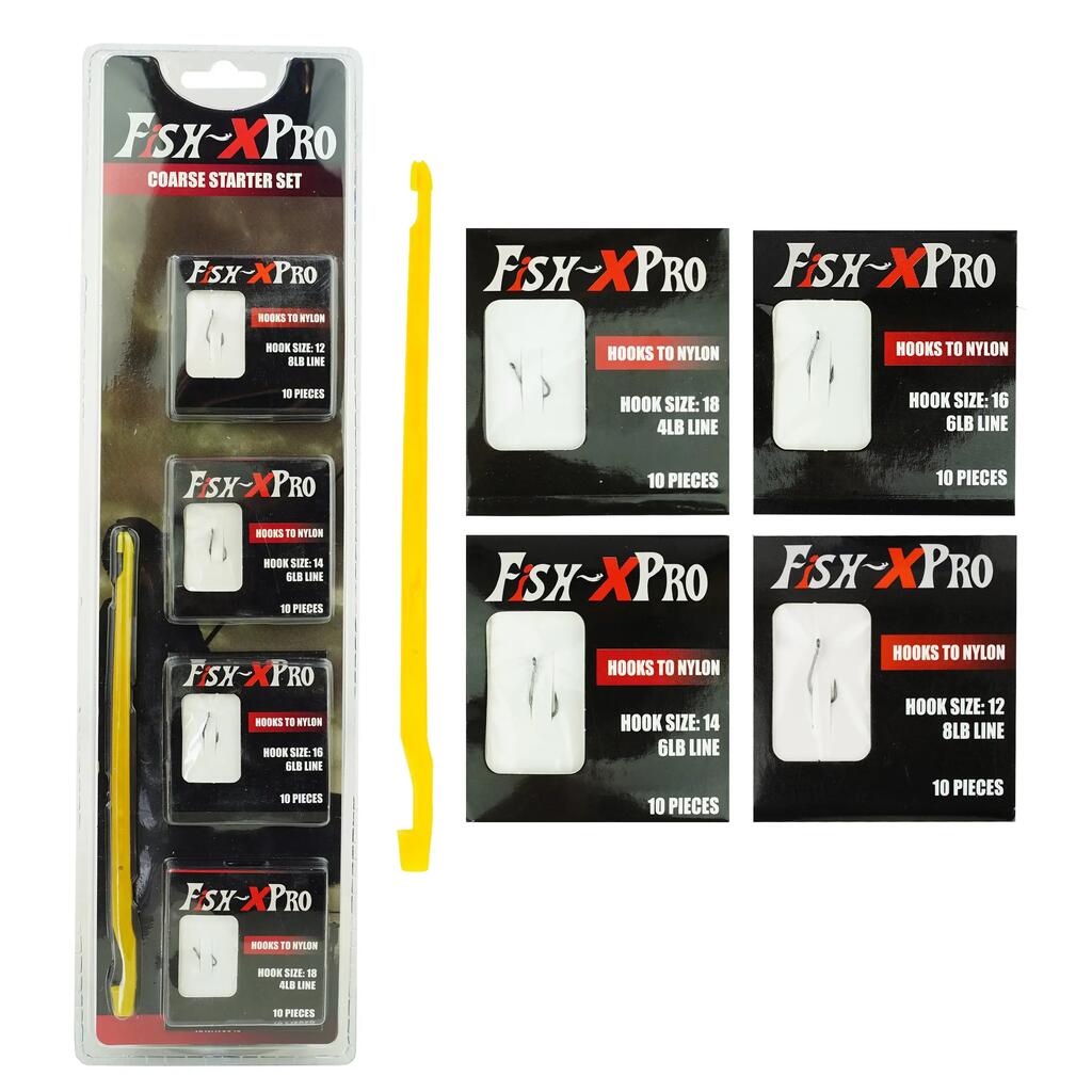 Coarse Fishing Starter Hooklength Set