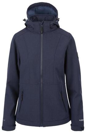 Dlx Christine Damen Softshell-Jacke Blau Meliert