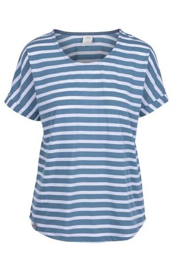 Trespass Megan - T-shirt Femme Storm Blue Stripe