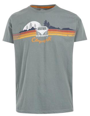 Trespass Cromer - T-shirt da uomo casual Blu Stagno