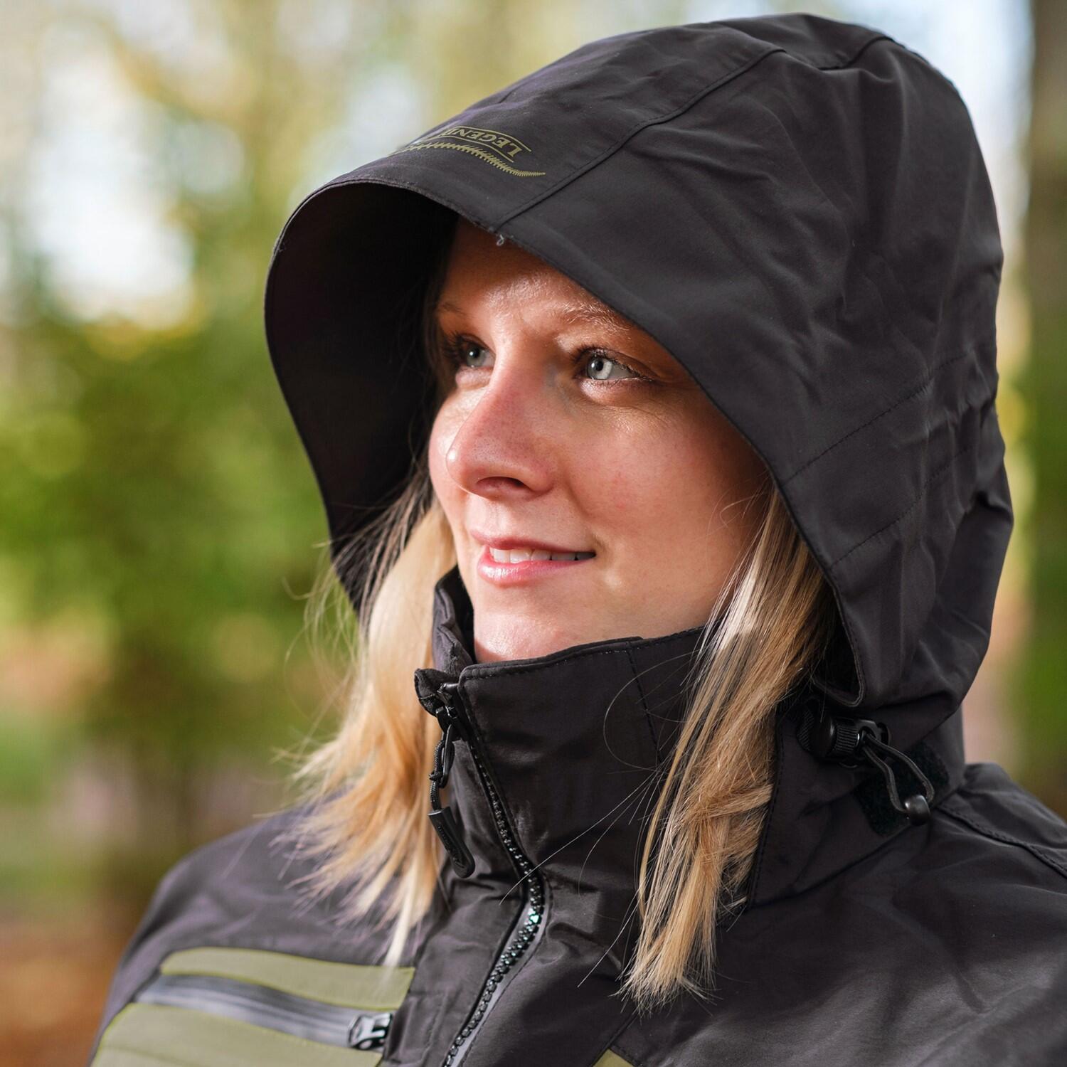 Chaqueta Legendfossil Kenai Desert Black impermeable XXXL 6/7