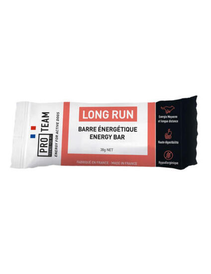 BARRE ÉNERGÉTIQUE CHIEN SPORT – ENDURANCE & BOOST - PRO TEAM LONG RUN - 20 X 38g