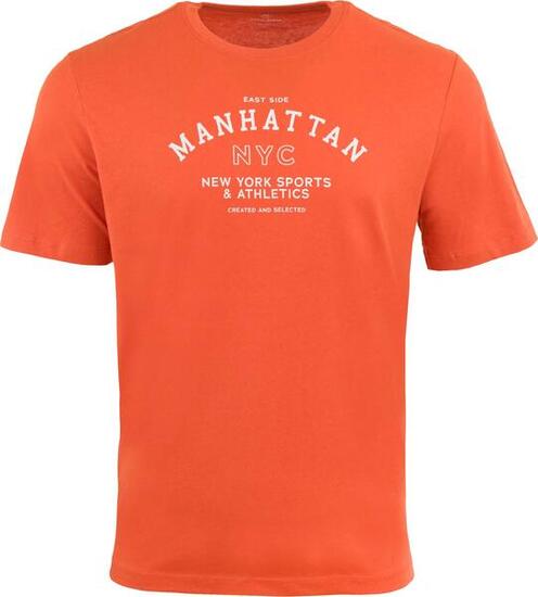 Athl. dpt Aster A0300 Herren T-Shirt 100% Baumwolle kurzarm Rundhals Orange