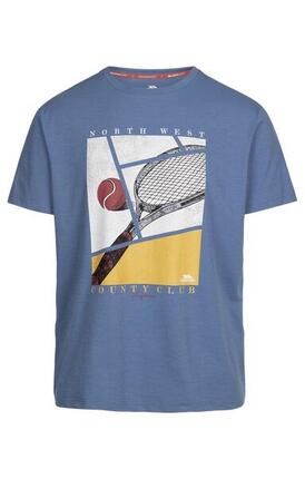 T-shirt homme Trespass Serland bleu denim