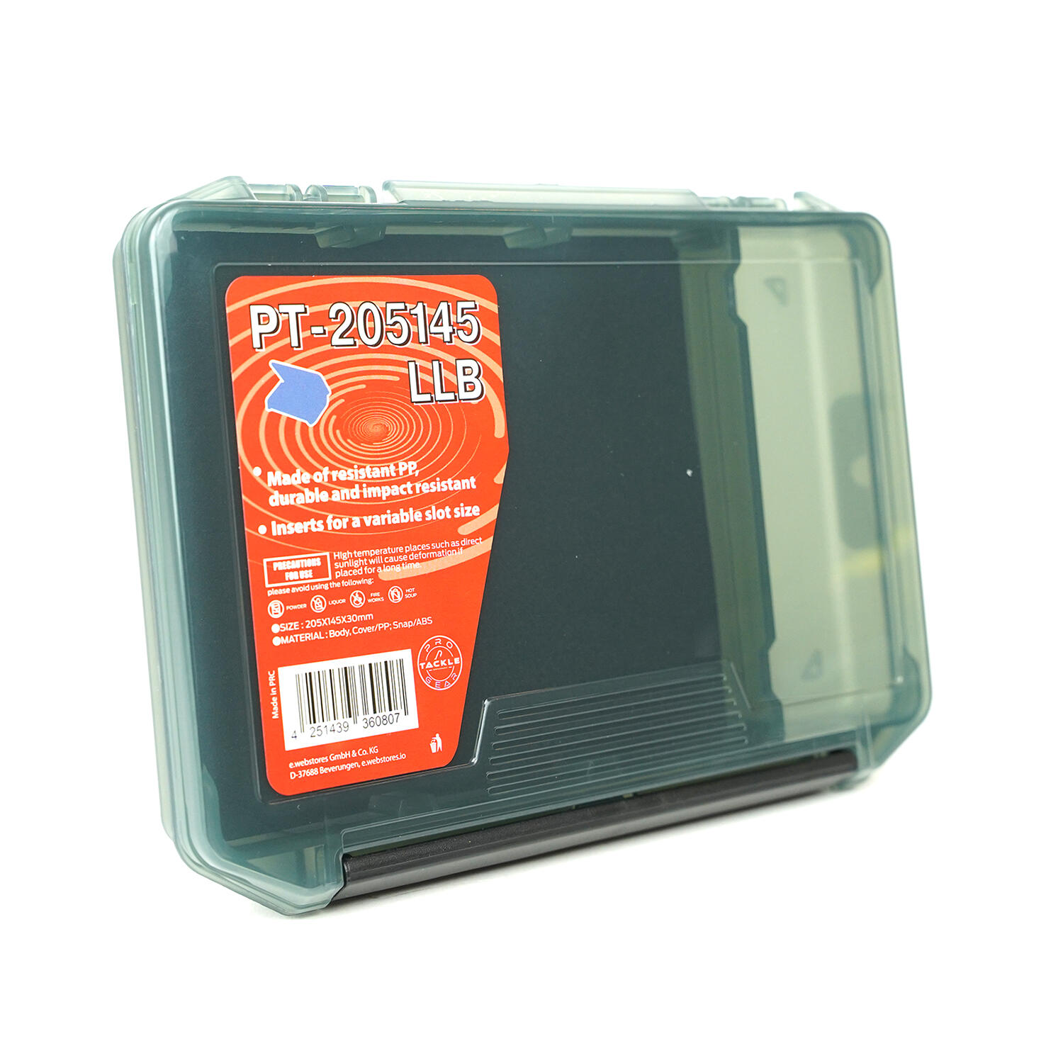 Pro Tackle LureBox 20G boîte pêche modulable grise 4/4