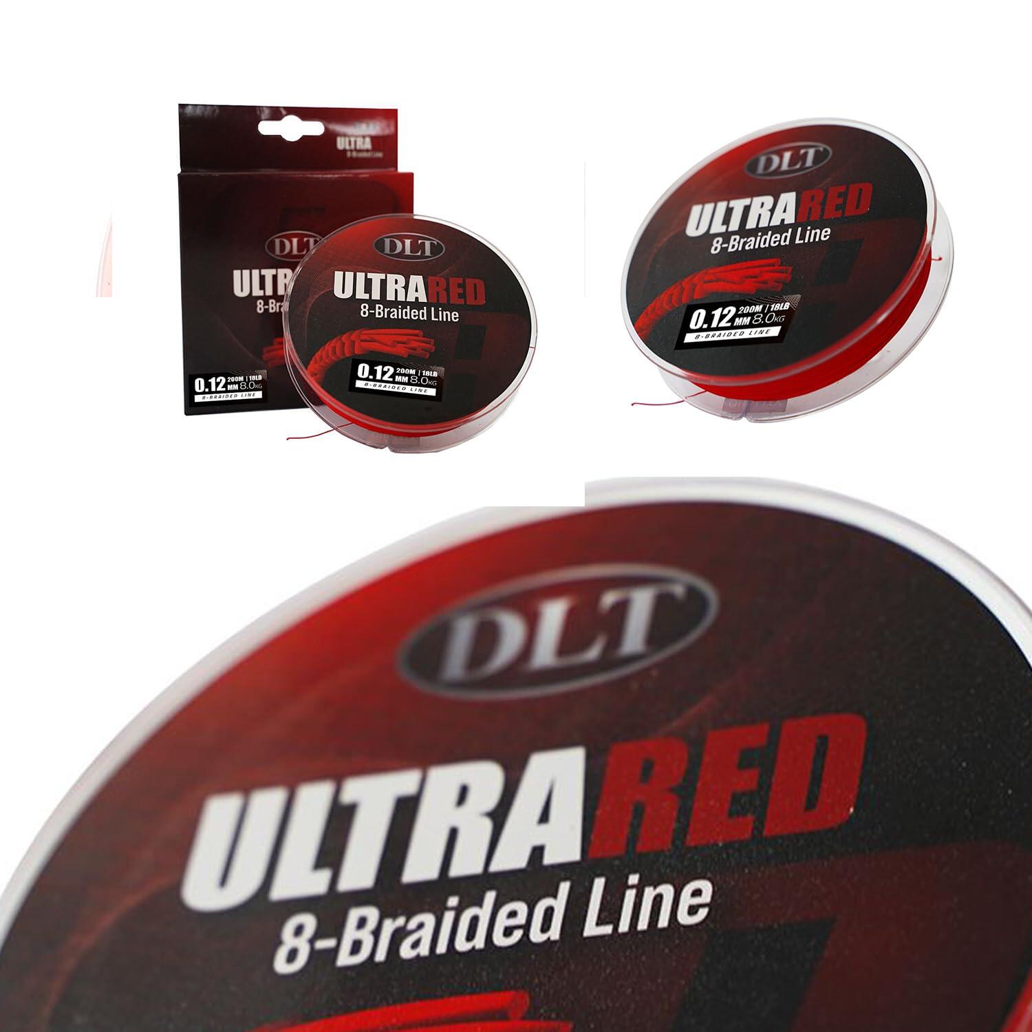 UltraRed-8 tresse 200m 0.12mm souple sans élasticité 4/5