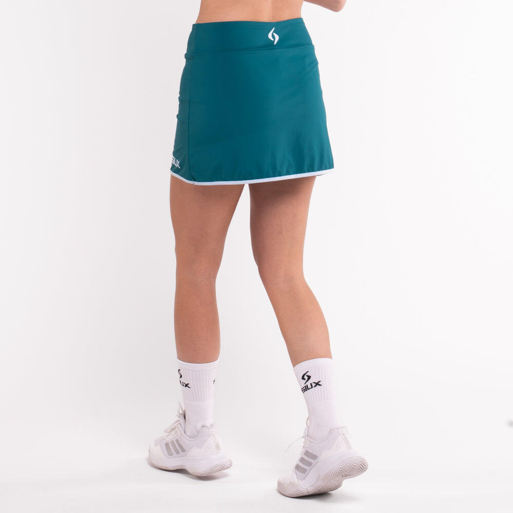 Siux - Gonna tecnica Padel Silk, taglia XL, verde 3/5