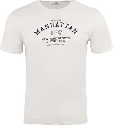 T-shirt homme Athl. dpt Aster 100% coton blanc