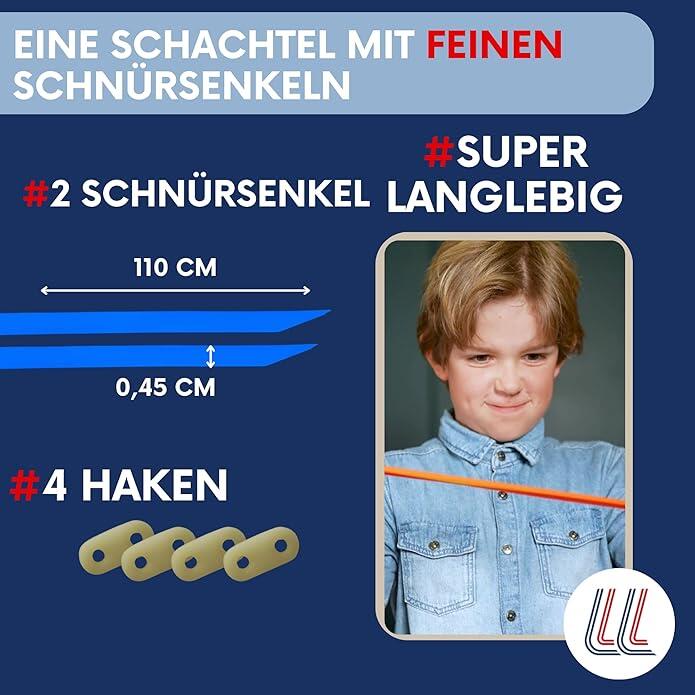Elastische Schnürsenkel Flexibel Ohne Binden Schmal Silikon 6/6