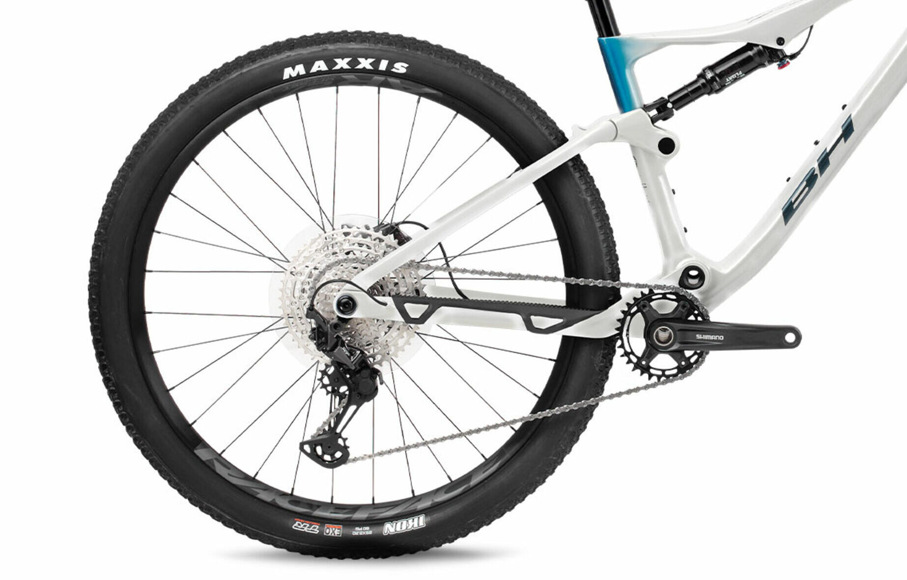 Bicicleta Mtb Bh Lynx Race 6.5 (2026) blanco-verde 3/4