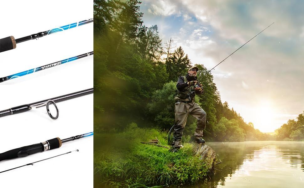 Streetwise spinhengel 2.40m 6-24g carbon EVA streetfishing 6/7