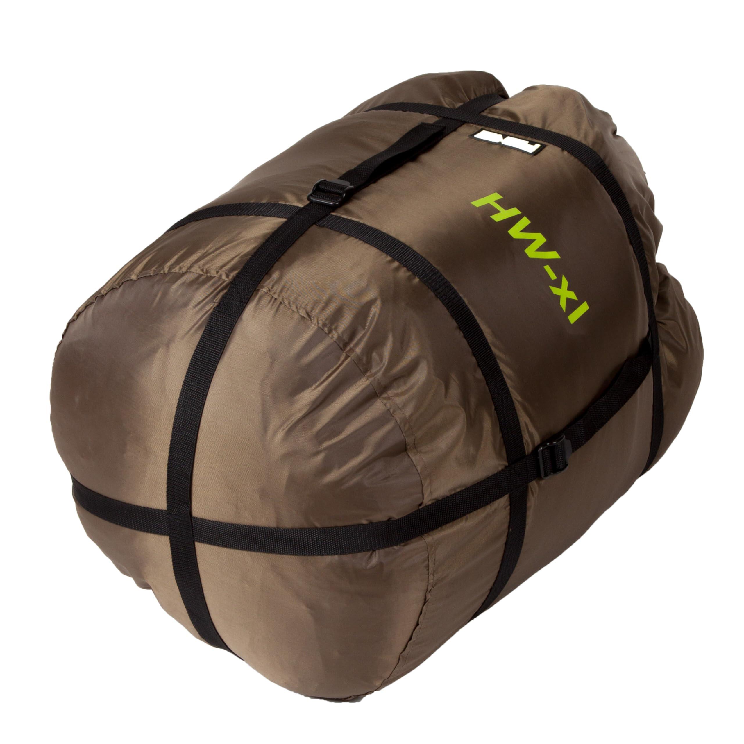 HW-XL Schlafsack 205x90cm 5 Jahreszeiten mit Packsack 6/7