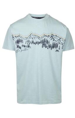 Trespass kannur heren t-shirt seafoam - korte mouw, ronde hals