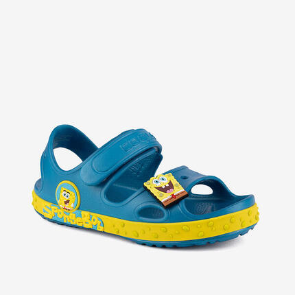 Coqui Yogi Clogs Jungen Blau mit Print