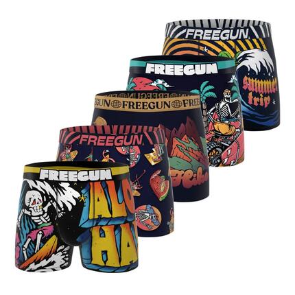 Lot de 5 boxers homme Retro Summer