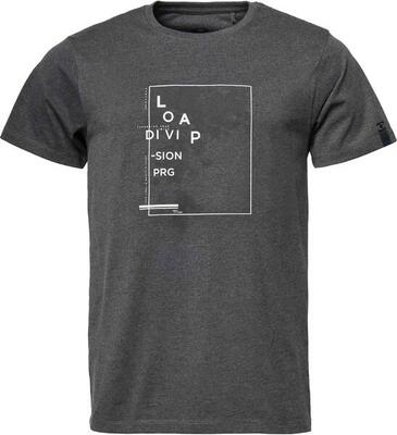 Heren t-shirt loap bohor grijs - melange katoen en gerecycled polyester