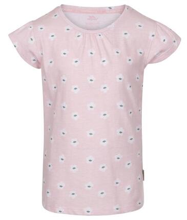 T-shirt fille Trespass rose pâle imprimé floral 5–6 ans