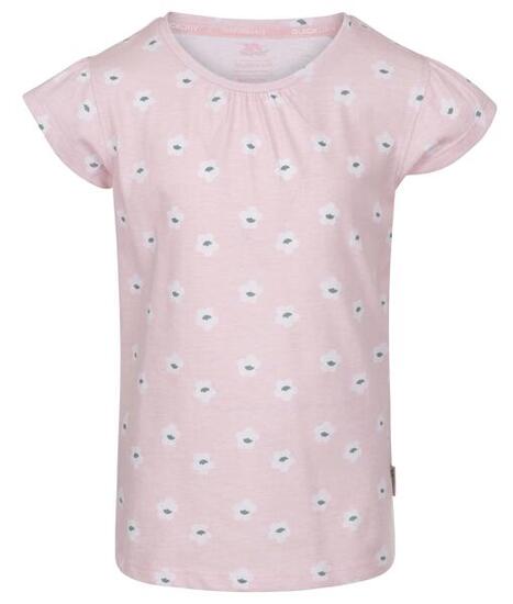 T-shirt fille Trespass rose pâle imprimé floral 5–6 ans