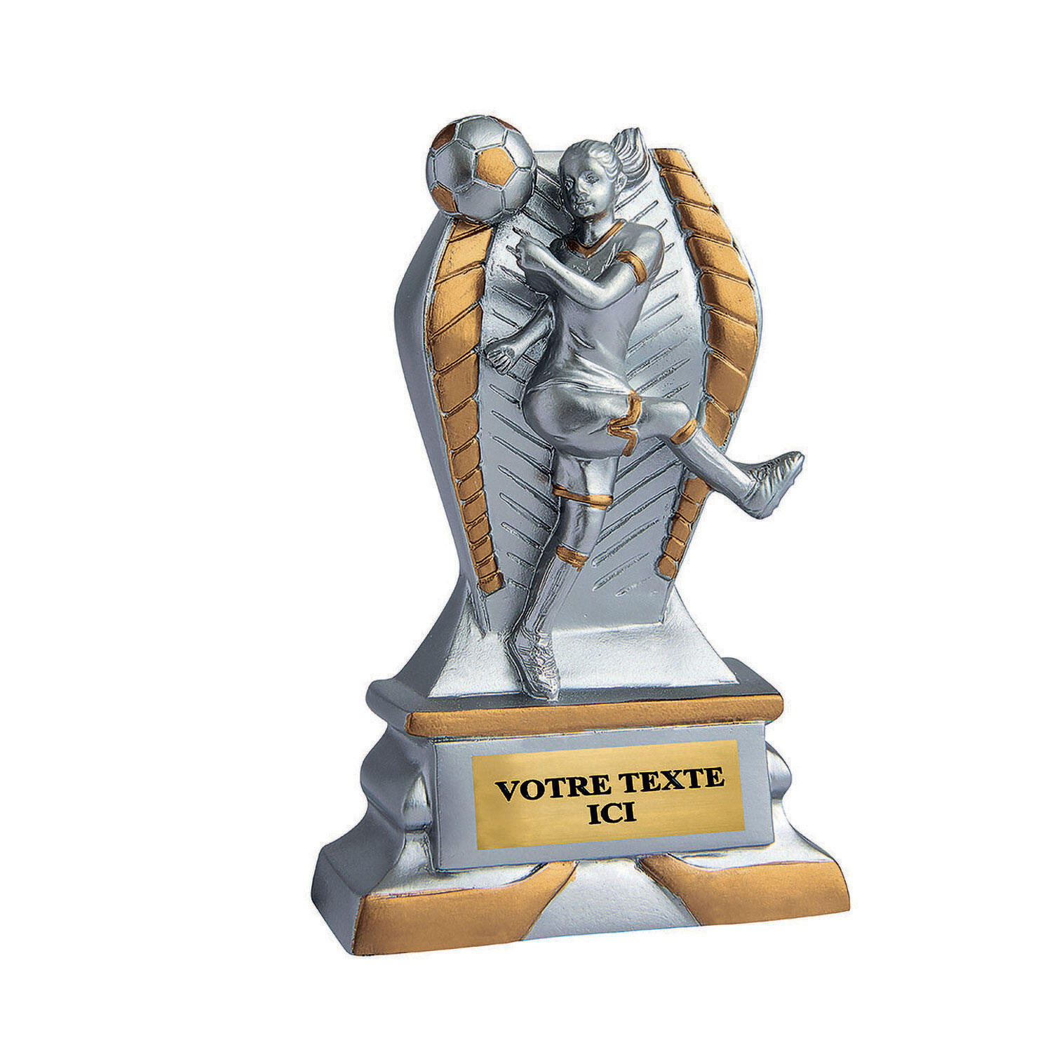 Trophée Football Ancien - Bronze - Récompense Sportive Vintage - Déco Passionné