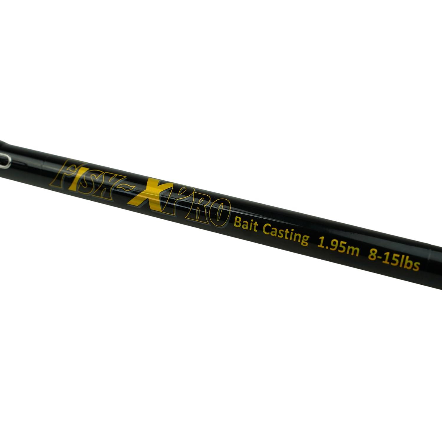 Combo baitcasting 1.95m vara carreto acessórios 6/7