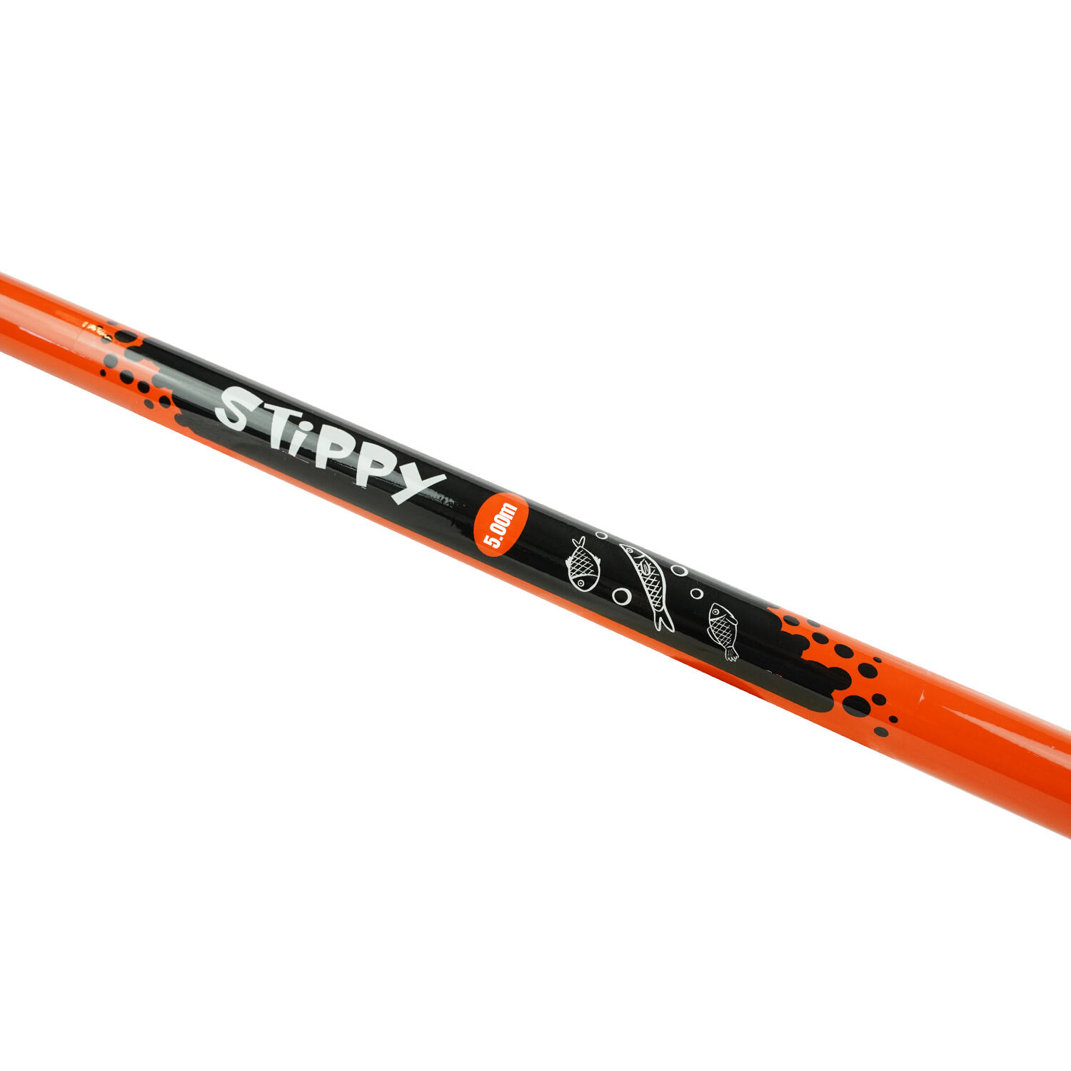 Canne télescopique Stippy 5.00m fixe orange 2/7