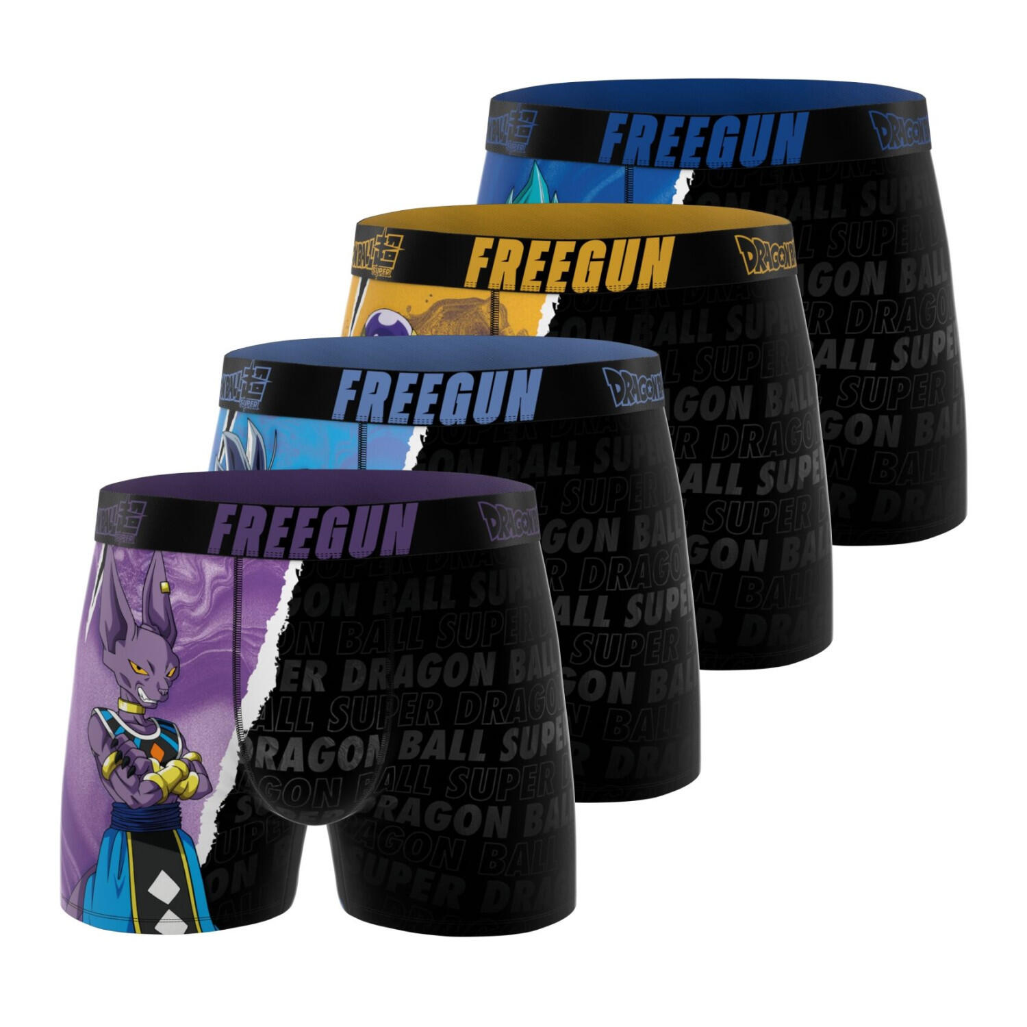 Lot de 4 boxers enfant Dragon Ball Super 1/5