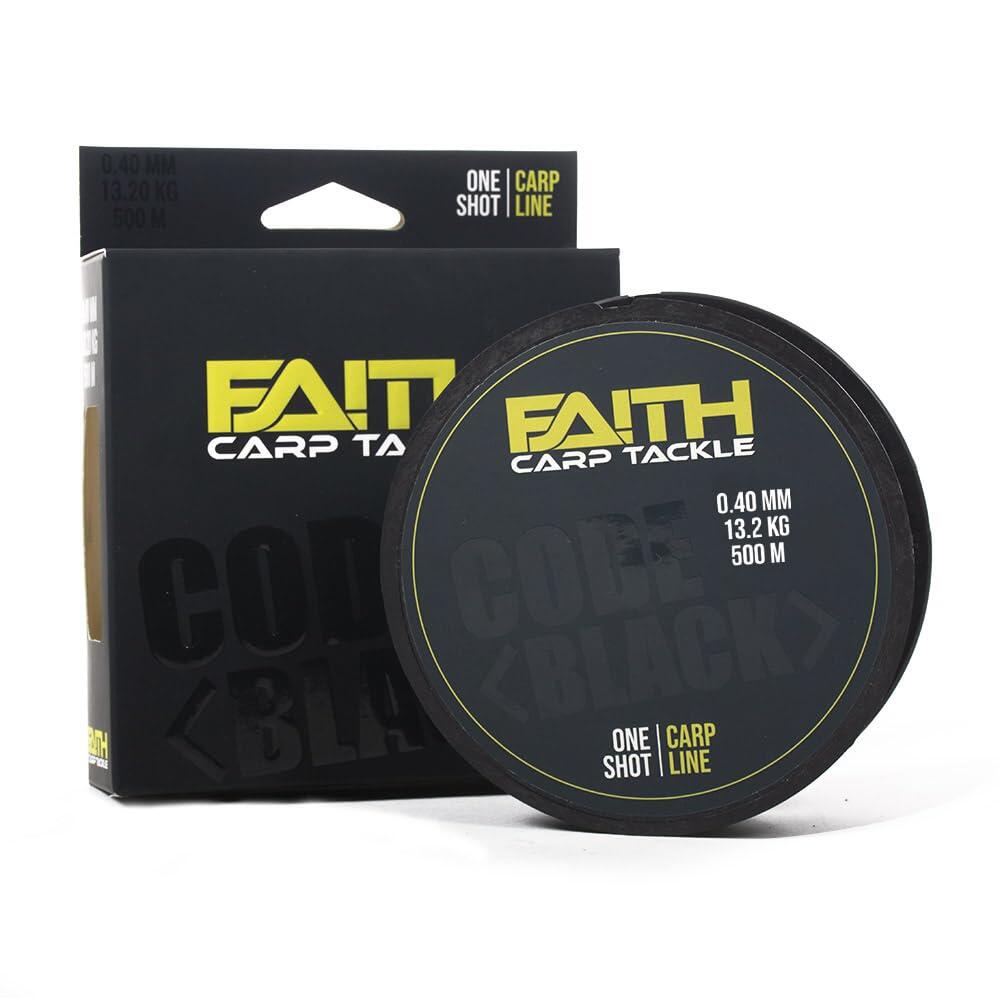 Code Black linha carpa 500m 0.40mm 13.2kg semi-afundante 3/7
