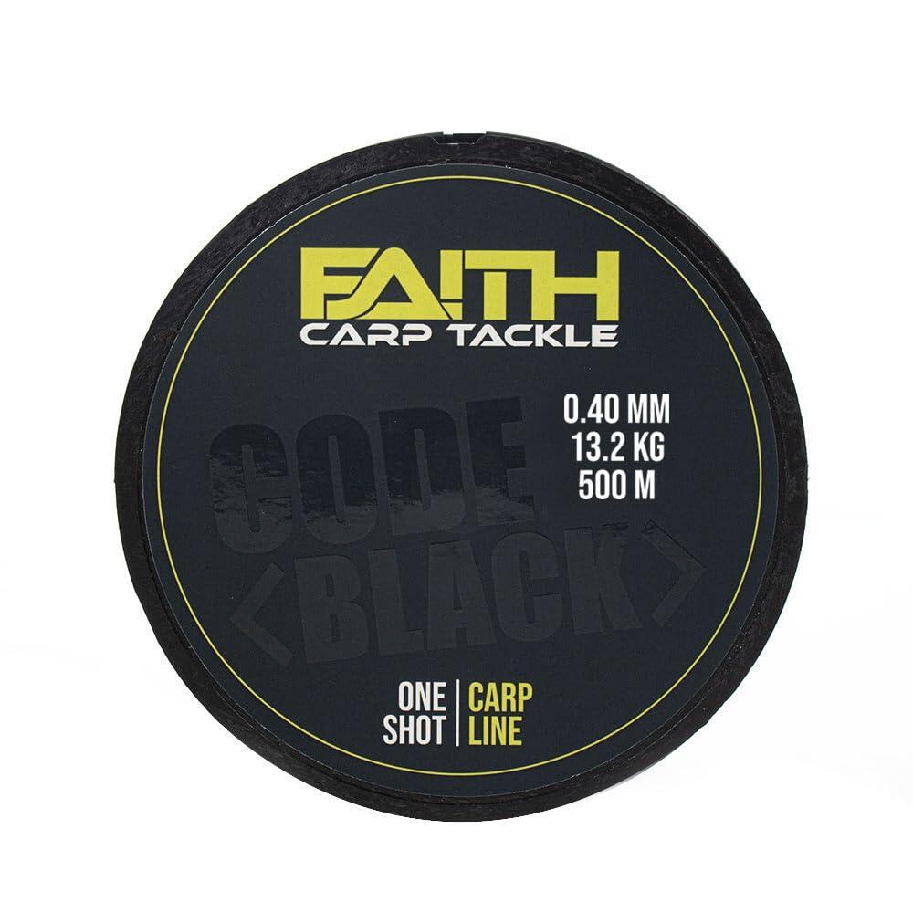Code Black linha carpa 500m 0.40mm 13.2kg semi-afundante 2/7