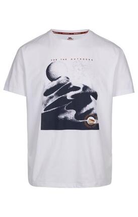 Trespass Sagnay T-shirt homme blanc manches courtes col rond