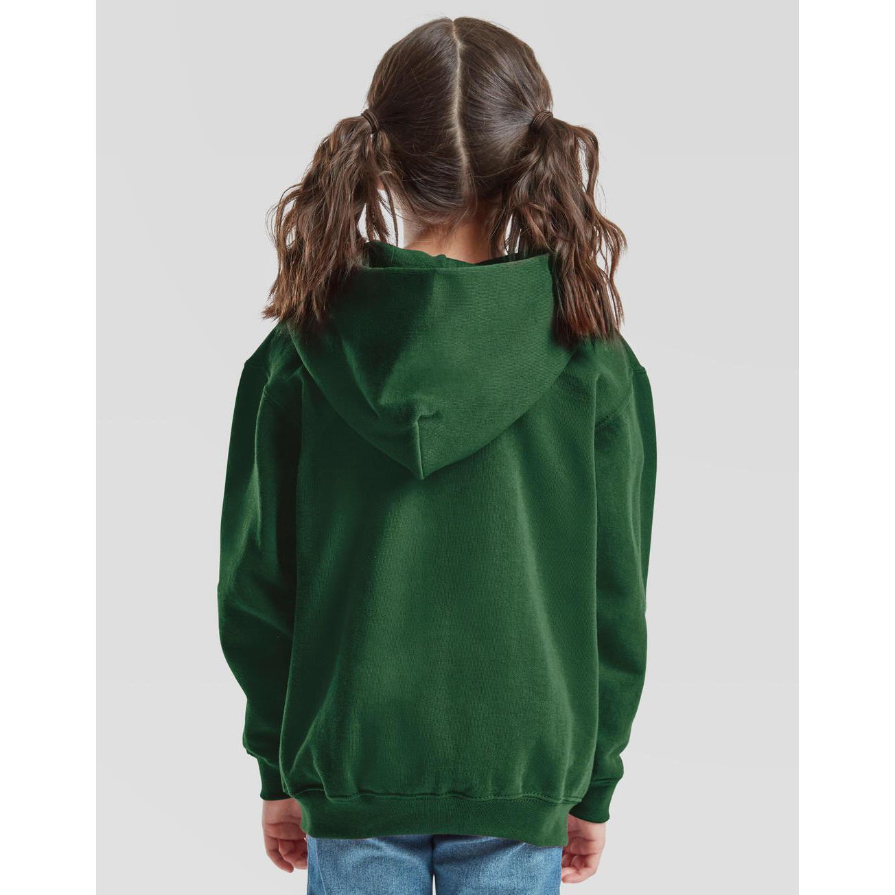 Sweatshirt à capuche full zip enfant Fruit of the Loom Classic 2/5