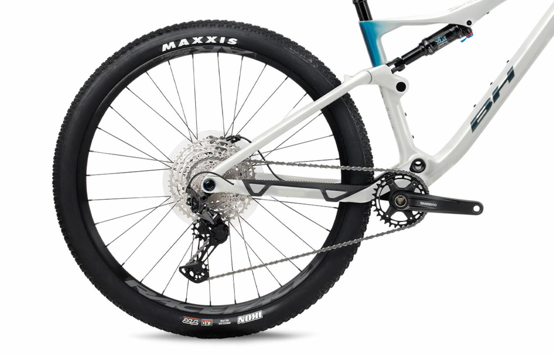 Bicicleta Mtb Bh Lynx Race 6.0 (2026)blanco-verde 3/4