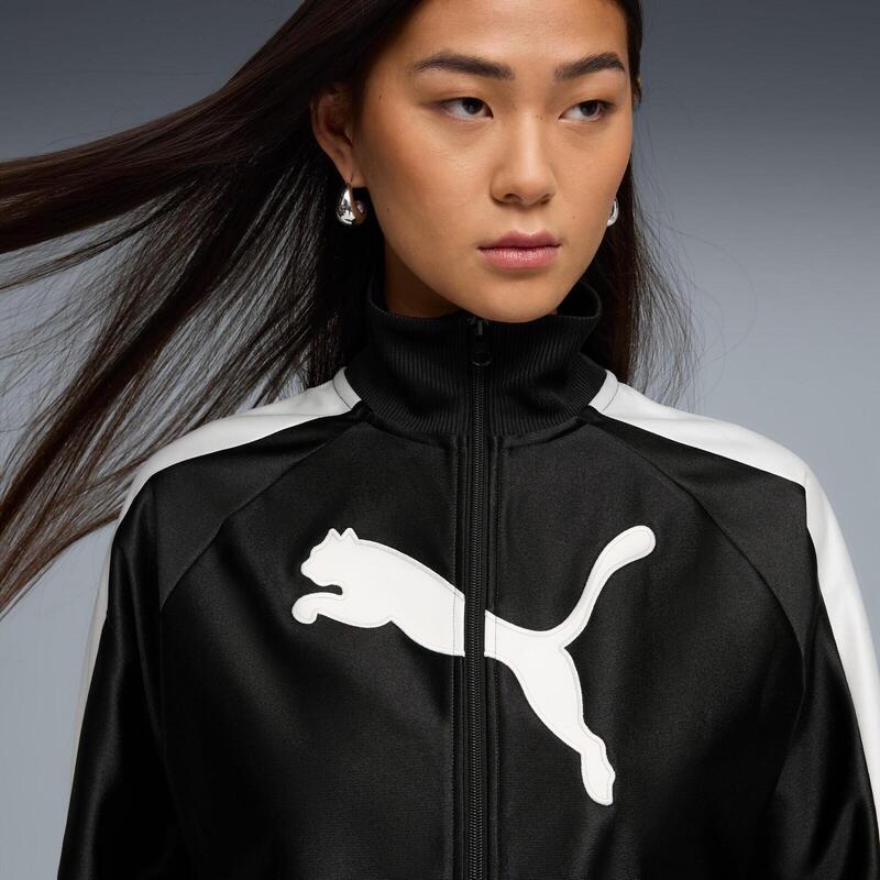 Jacheta femei Puma Future archive T7slim Cropped Track, Negru