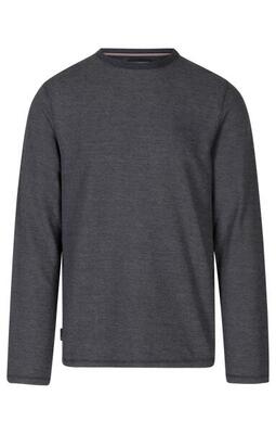 Trespass calverley casual herensweater donker gemêleerd vuursteen