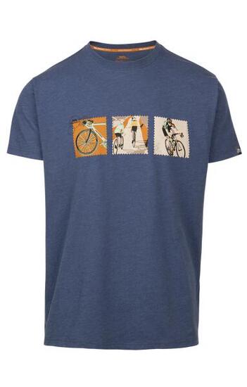 Trespass Kooten T-shirt homme imprimé indigo mélangé