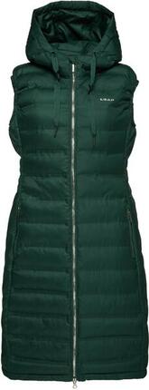 Veste longue femme LOAP ITALA, vert foncé, XS