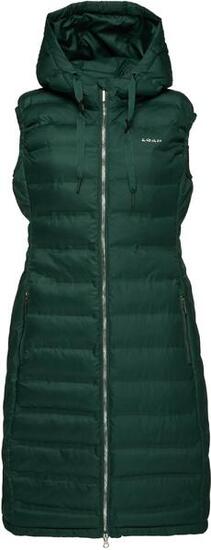 Veste longue femme LOAP ITALA, vert foncé, XS