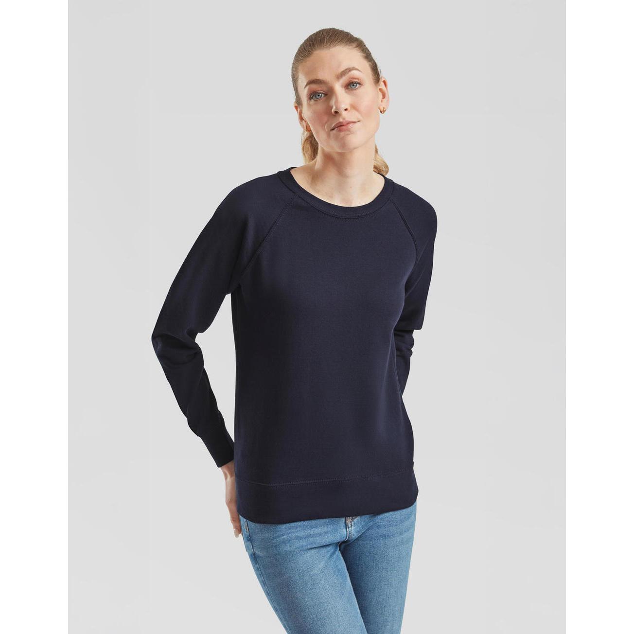 Felpa leggera donna Fruit of the Loom Raglan 2/3
