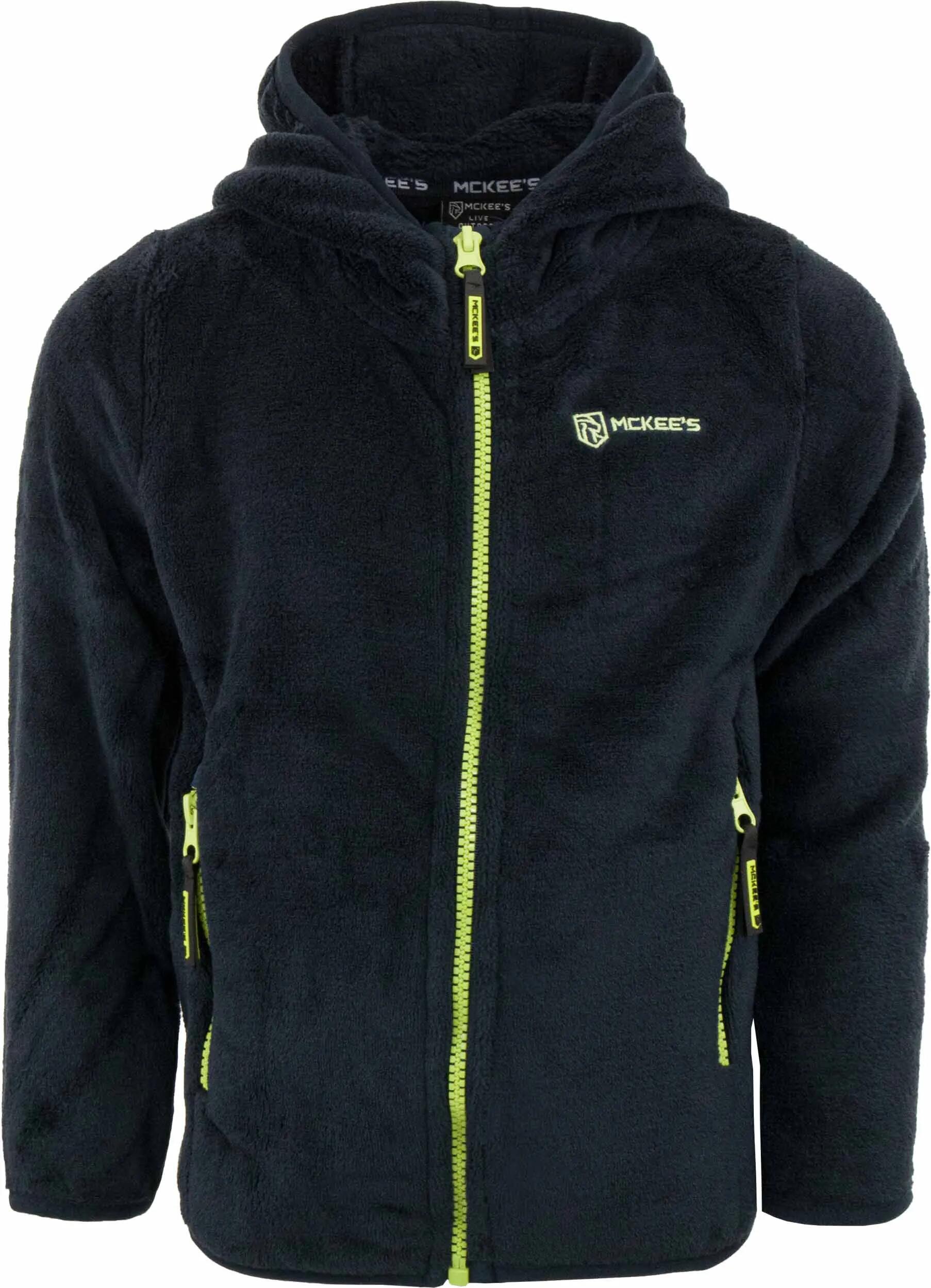 Veste enfant Mckees Delfo bleue - polaire, capuche, zip intégral 1/1