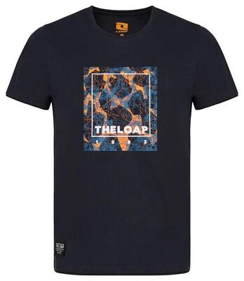 Heren t-shirt loap bohous blauw