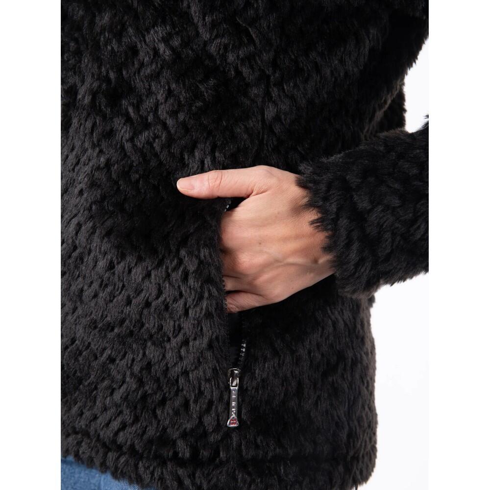 AULP Veste CORAH FAUSSE FOURRURE BLACK 3/4