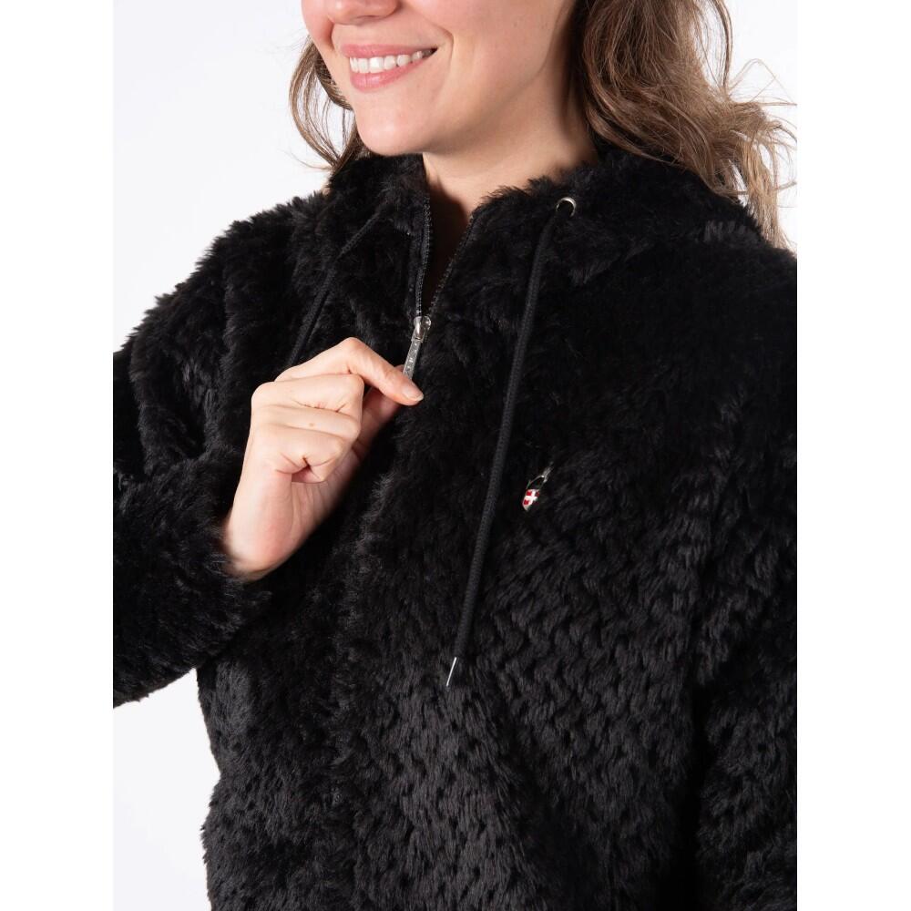 AULP Veste CORAH FAUSSE FOURRURE BLACK 2/4