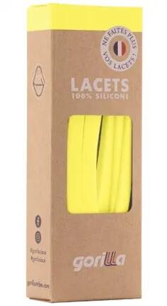 Brede elastische veters voor sneakers van silicone zonder knoop - rood
