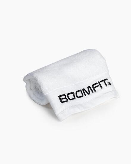 Asciugamano da palestra bianca piccolo - BOOMFIT