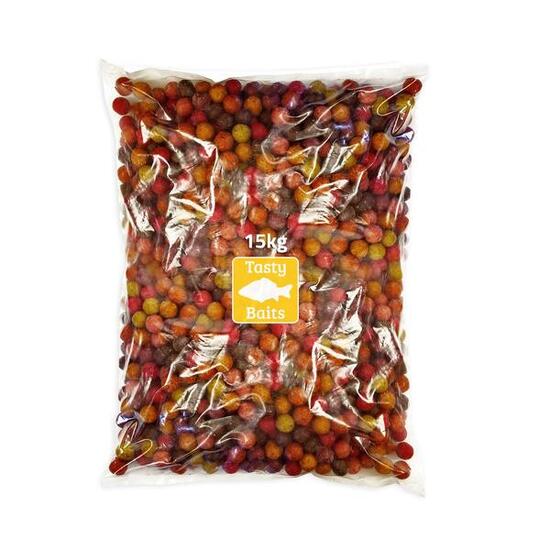 Tasty Baits Boilie 20mm Karpfenköder Mix 15kg