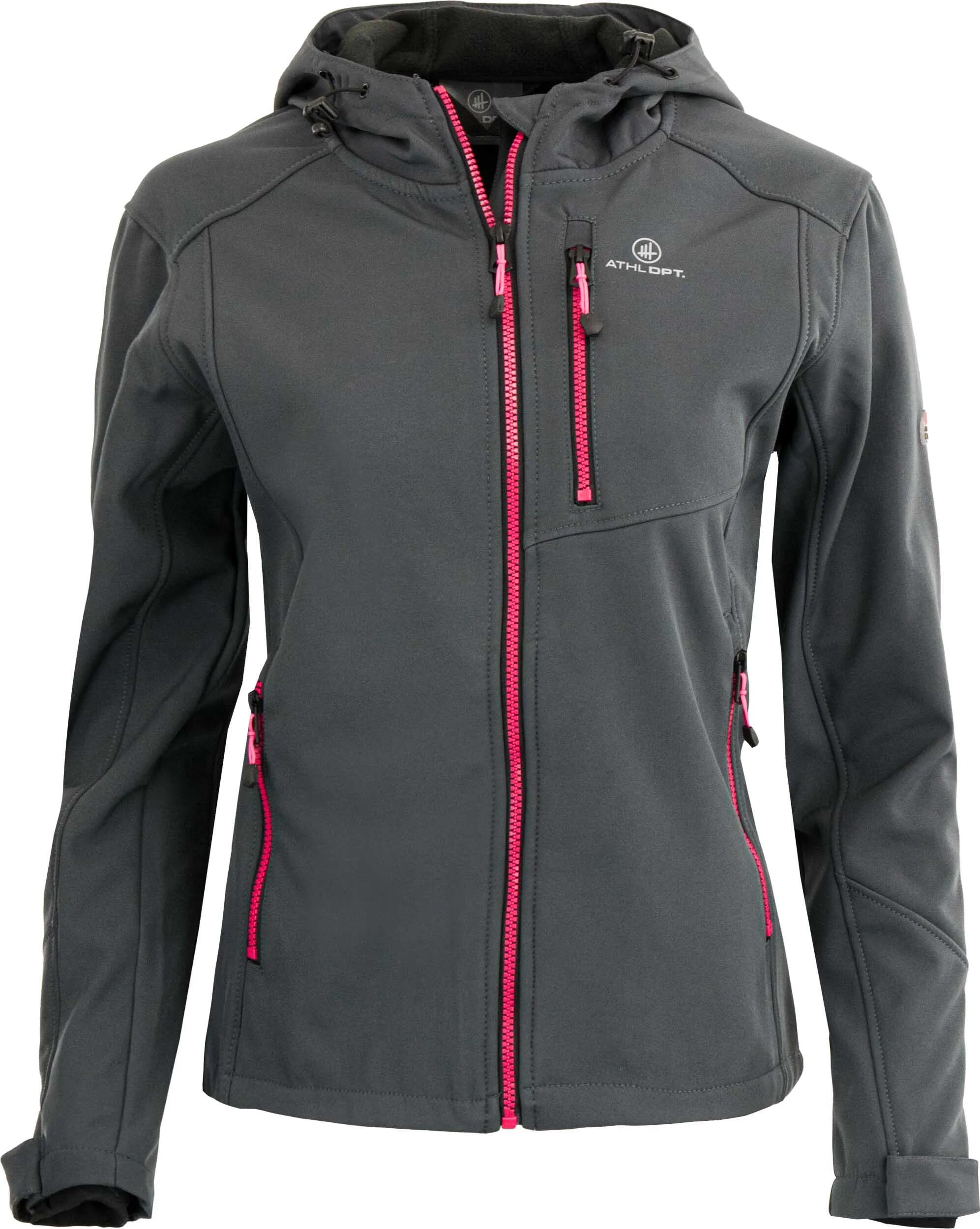 Jachetă Softshell damă Athl. dpt Octavia Lead Gray