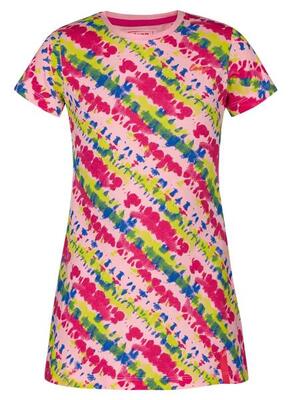 Loap bestona kinderjurk - roze, flared, 100% katoen