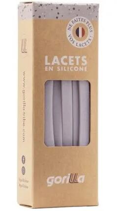 Brede elastische veters voor sneakers van silicone zonder knoop - rood