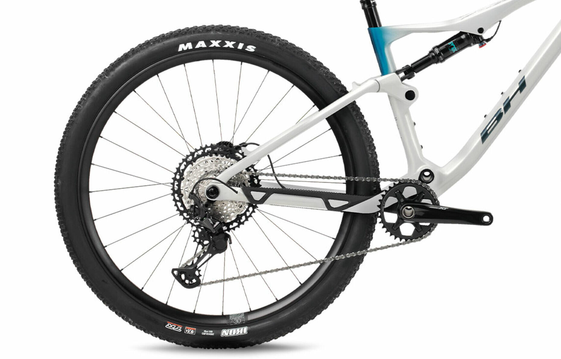 Bicicleta Mtb Bh Lynx Race 7.0 (2026)blanco-verde 3/4