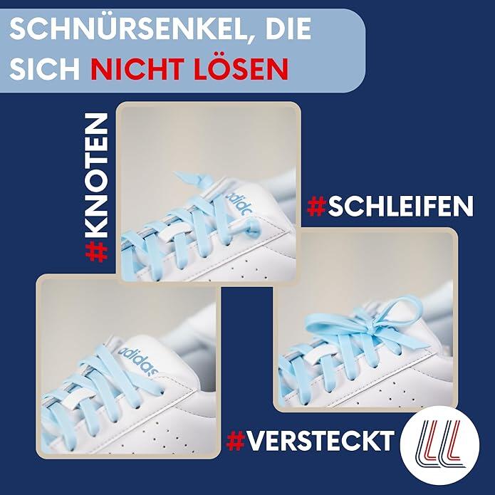 Elastische Schnürsenkel Flexibel Ohne Binden Breit Silikon 5/6